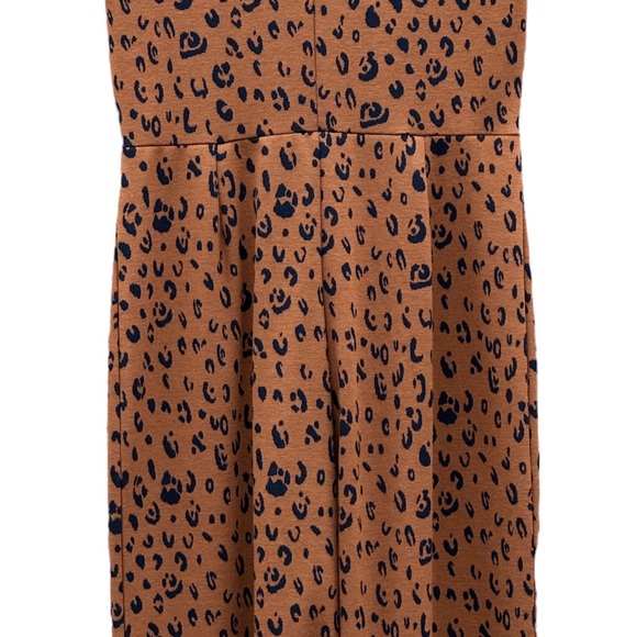 Free People Ellie Jumpsuit Leopard Print Zip Front Wide Leg NWOT Small - Picture 6 of 8